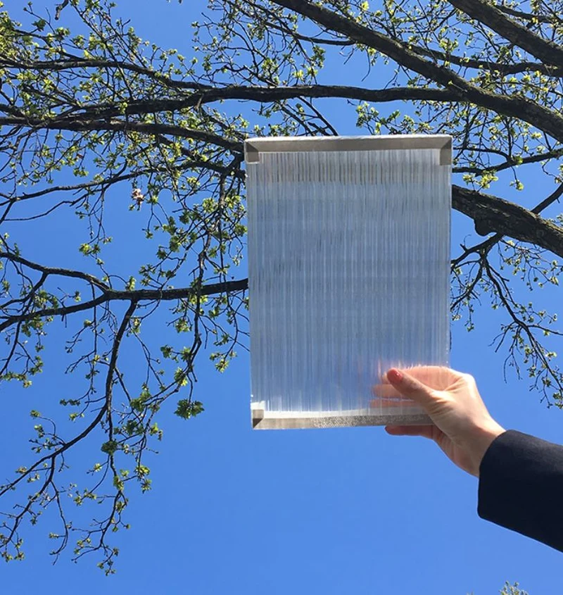 16 mm Polycarbonat Hohlkammerplatten X-Struktur in KLAR oder OPAL