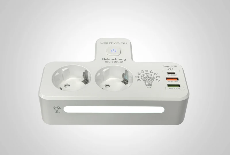 Mehrfachsteckdose mit USB