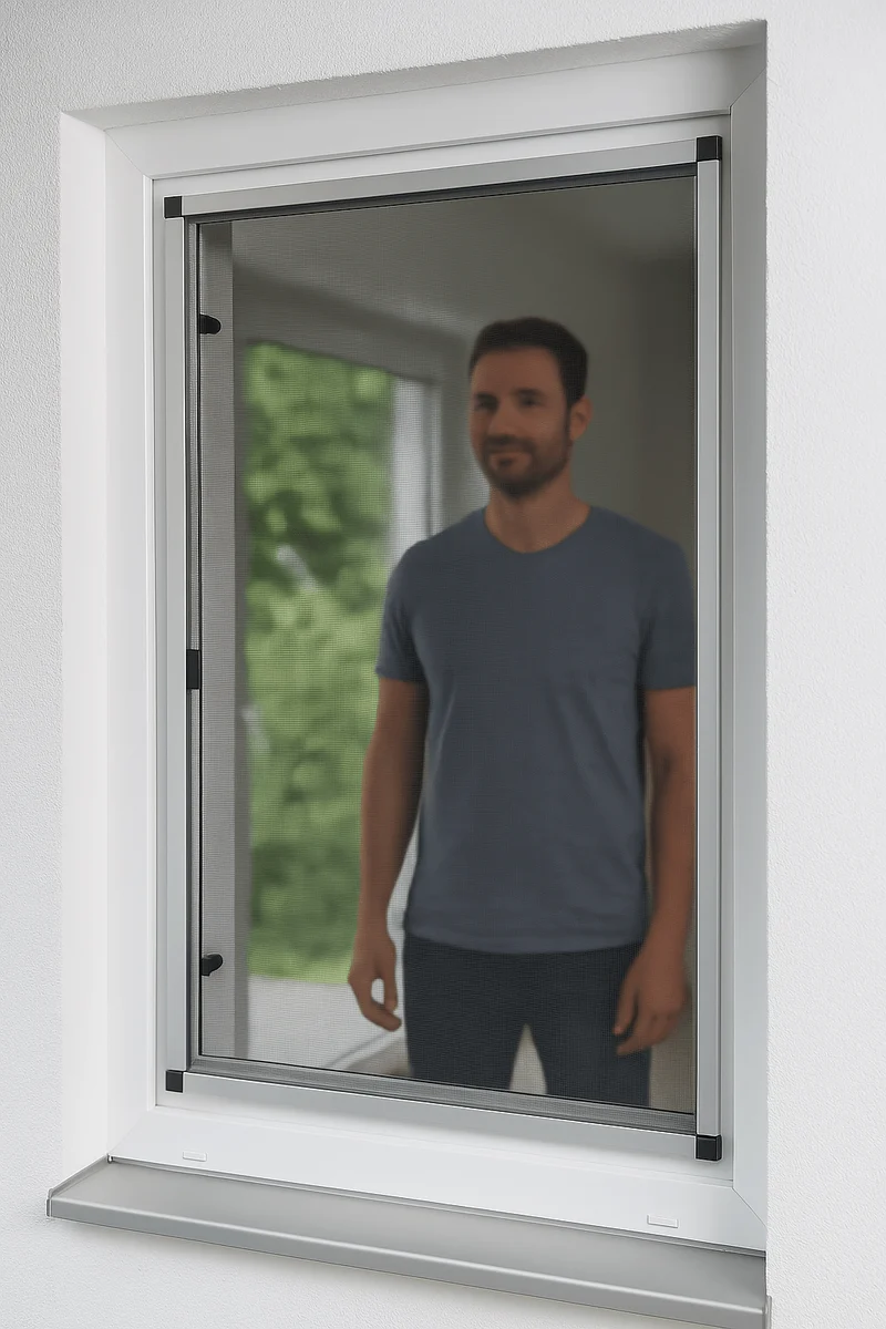 MRS-Moskitonetz für PVC-Fenster – in Holzdekor erhältlich