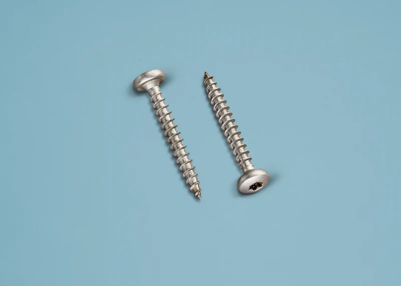 4,5 x 35 mm Edelstahlschrauben “Holz” Torx zur Befestigung des Unterteils auf Holz-Unterkonstruktion