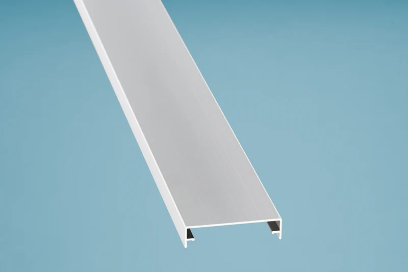 Alu- Zierklemmdeckel Silber pressblank