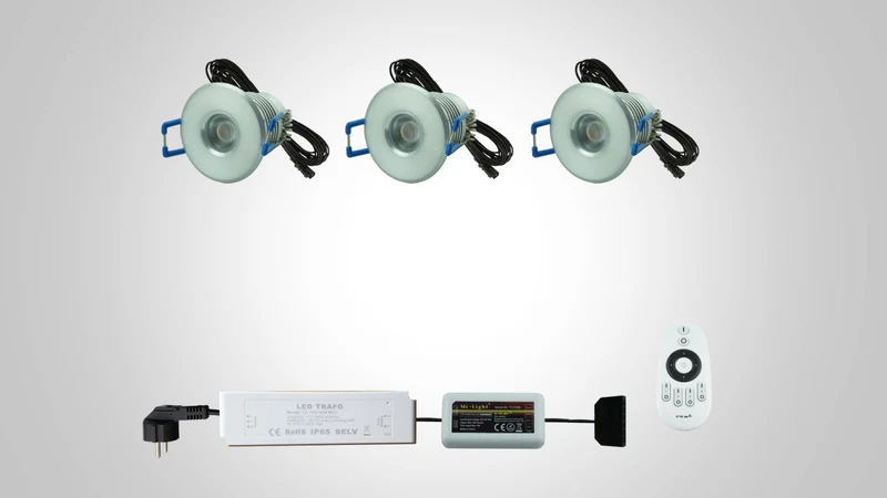 4 WATT-SETS 350 LM– NICHT DIMMBAR