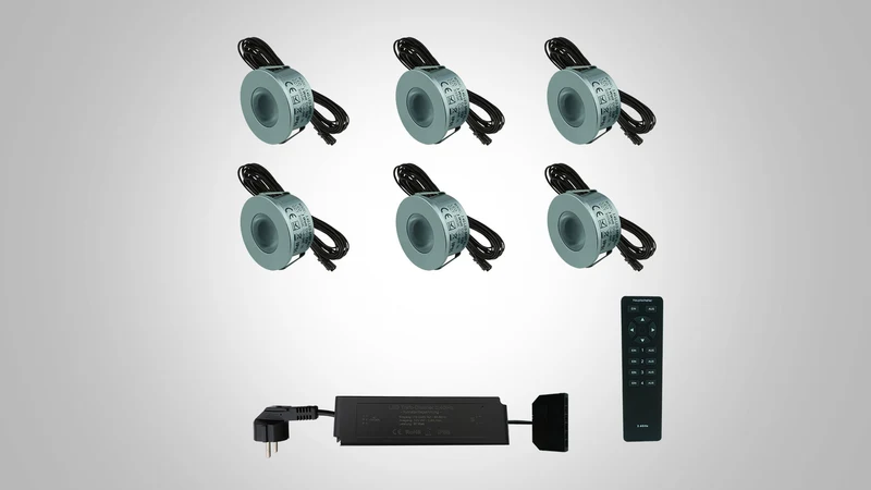 FLEX SLIM-KOMPLETTSET (1-4 ZONEN) ALUMINIUM-SILBER ODER WEIß
