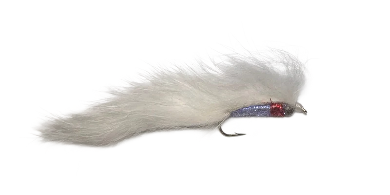 Catch's Lite Brite Zonker, White/Lavender with Red Hotspot