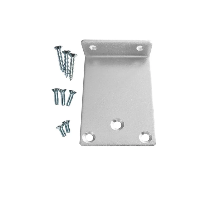 PALMAT Door Closer Parallel Arm Bracket Mount Plate Aluminum Finish Required for Parallel Arm Mounting
