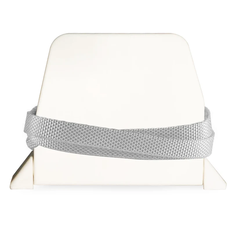 PALMAT Roller Shutter Strap Coiler Hand Pull Roll Cord Screw on Winder White Box Case Suitable for 14mm, 5 Metres Tape