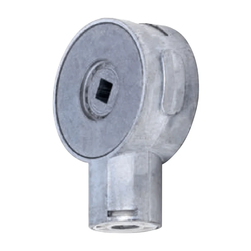 Kegelradgetriebe 2,7:1 mit Antrieb 6mm 6-Kant
