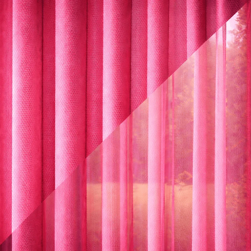 Lamellengardine SoftFlow Pink