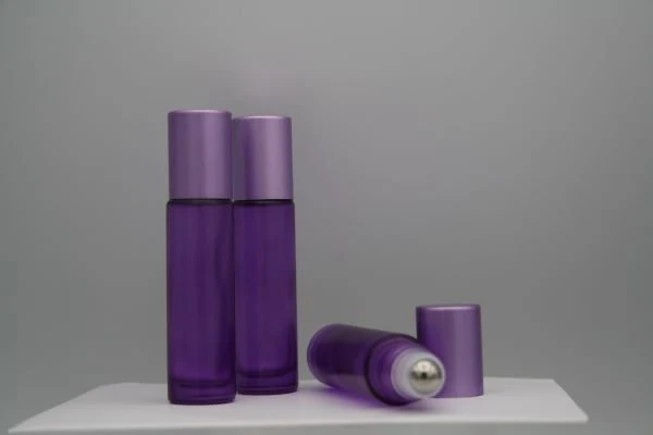 Roll-on Flasche Violett (gefrostet) – 10ml