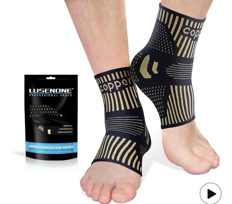 Sprunggelenkbandage, Fußbandage, Knöchelschutz 2 Stück für Sport
