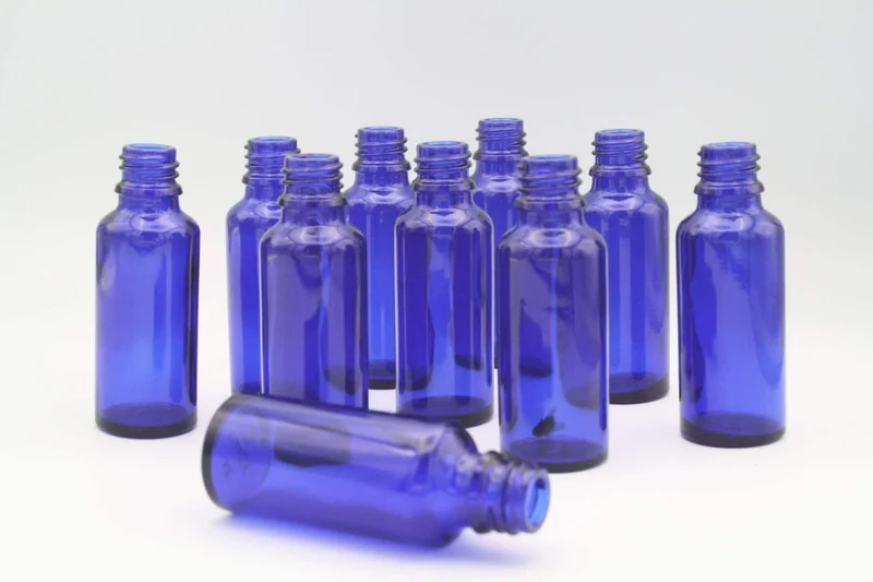 Blauglasflasche 30ml (DN18)