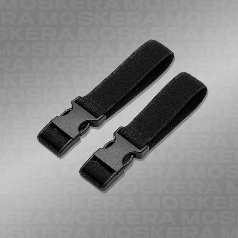 Oprolclips - Set van 2 klittenbandriemen