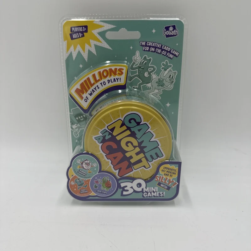 Game Night In A Can - Kartenspiel Gesellschaftsspiel - Goliath - NEU & OVP