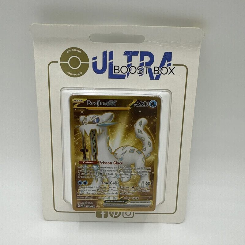 FRANZÖSISCH My-Booster Ultra Boost Box Pokemon 10 Karten Pack Baojian ex 274/193