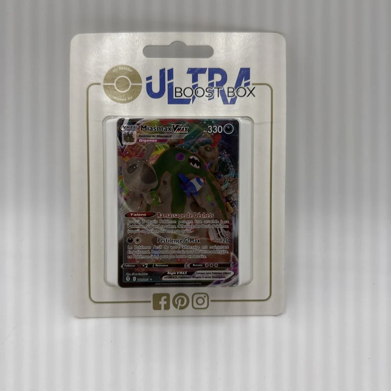 FRANZÖSISCH My-Booster Ultra Boost Box Pokemon 10 Karten Pack Miasmax VMAX