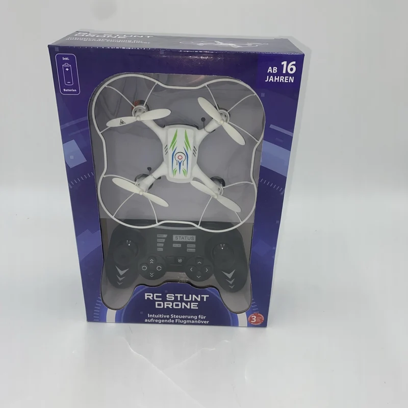 RC Stunt Drone Quadrocopter 2,4GHz mit 4 Geschwindigkeitsstufen - WEIß