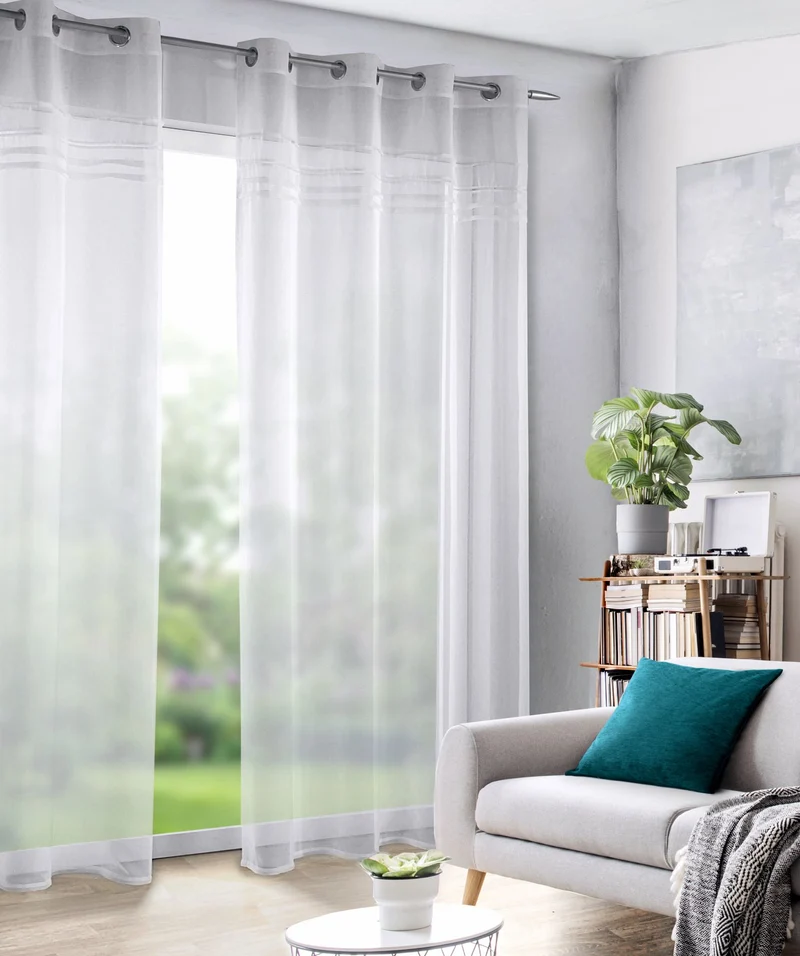 Ösenschal "Ilenia" 280x135 cm - Vorhang mit Ösen von Albani