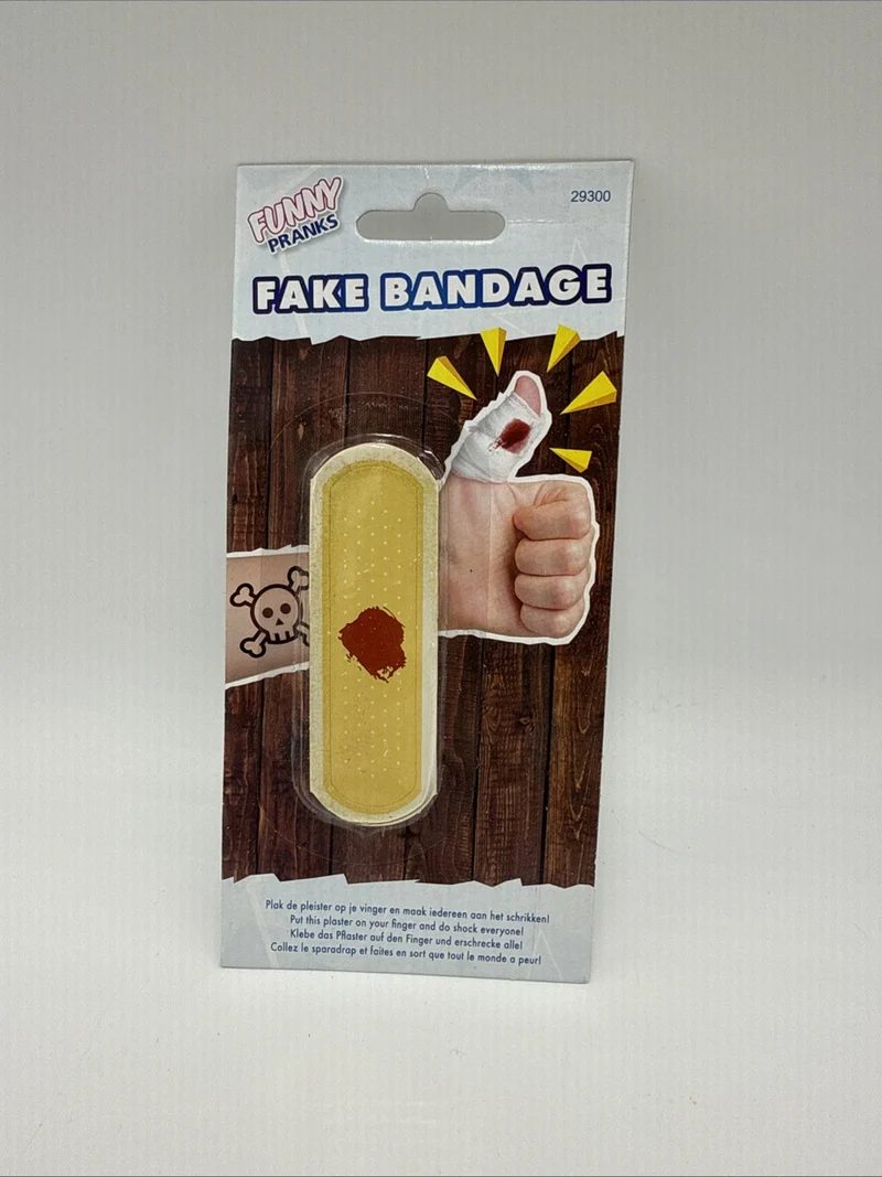 Scherzartikel Fake Pflaster Unechtes Pflaster Fake Bandage Neu & OVP