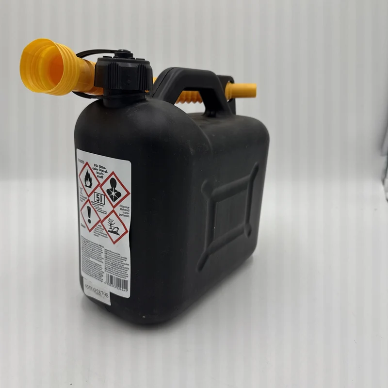 Cartrend Benzinkanister 5 Liter Volumen Kunststoff schwarz