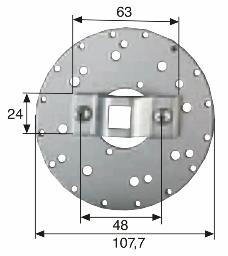 Selve Motorlager Universal mit Anschraubplatte für Baureihe 1 und 2