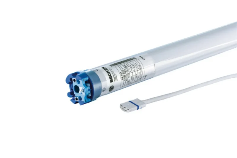 Becker Rohrmotor R08-E01 (Elektronisch) (incl. Wellenadapter und Laufring SW 60)