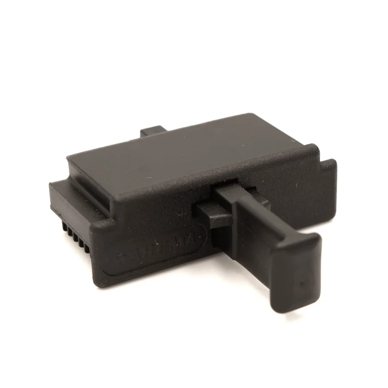 Warema Endkappe schwarz, mit Führungsnippel 56,5x16 mm eckig