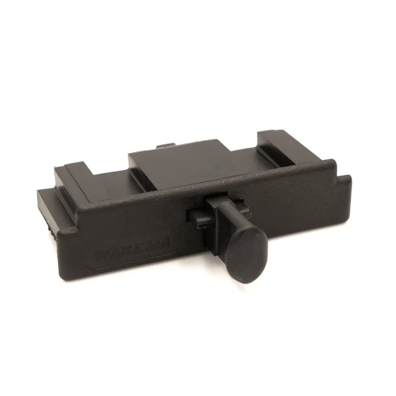 Endkappe Warema grau, mit Führungsnippel 56,5x16 mm