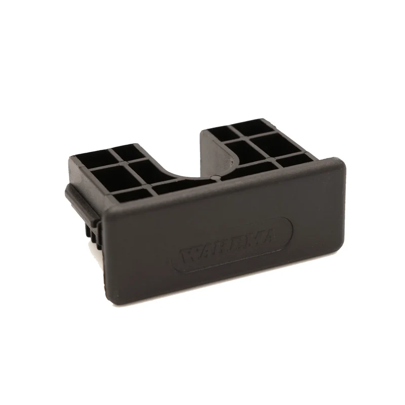 Endkappe Warema schwarz/transparent für Unterschiene 50x20 mm