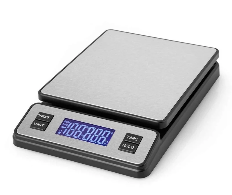 PC 3100 - Digitale Küchenwaage hohe Kapazität bis zu 40 kg Edelstahloberfläche