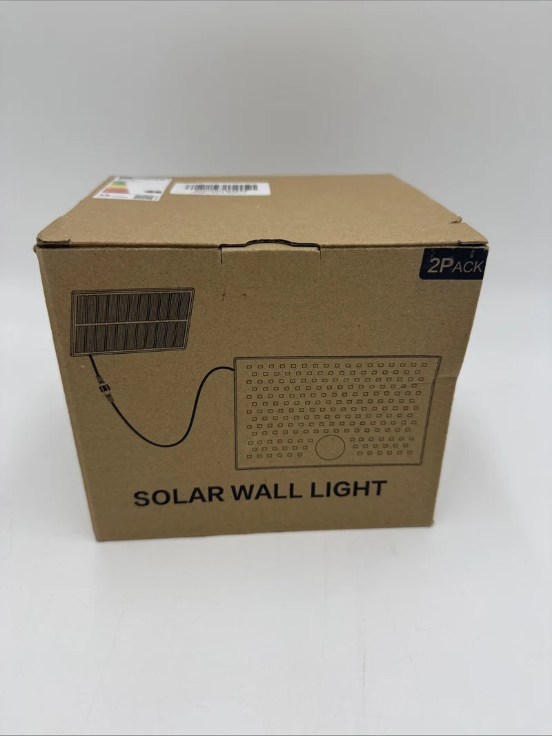Solarleuchten 2-PACK Outdoor LED Wandbeleuchtung IP65 Wasserdicht