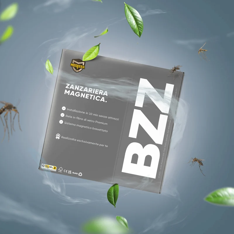 Zanzariera magnetica grande apertura