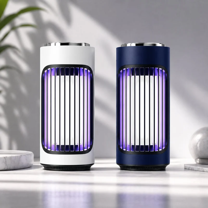 Tragbare UV Insektenlampe mit Akku | Nachtfalk