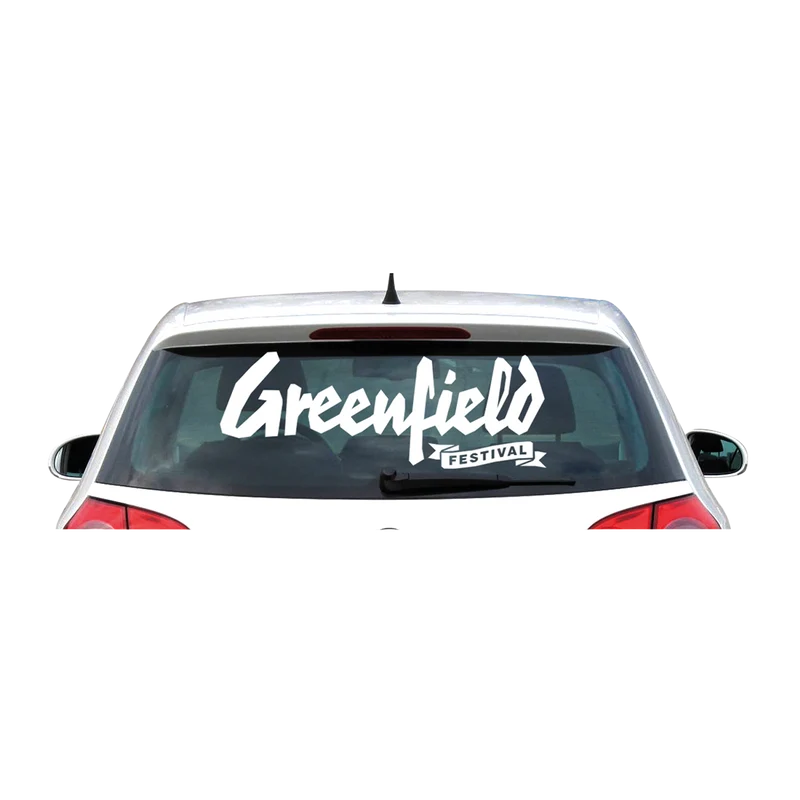 Greenfield Heckscheibenaufkleber
