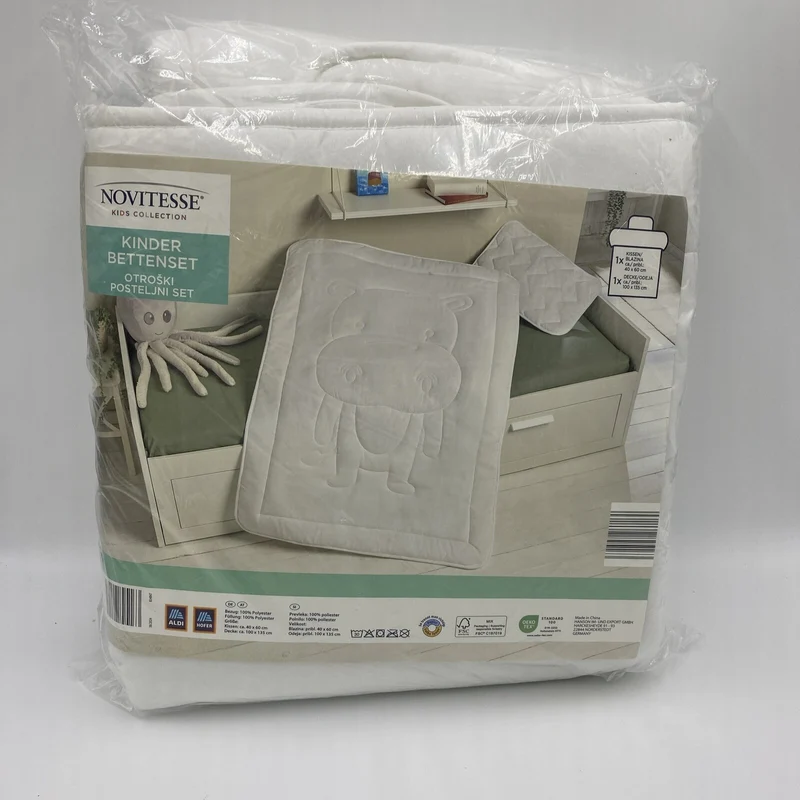 Kinder Bettenset Kopfkissen 40x60cm Bettdecke 100x135cm Neu