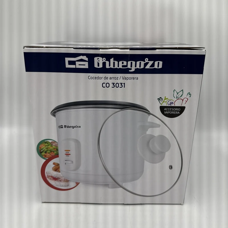 Orbegozo CO 3031 Reiskocher und Dampfgarer, 1,8 Liter Fassungsvermögen