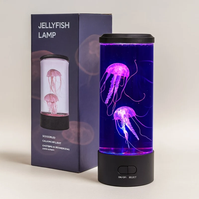 LED Nachttischlampe mit Quallen Effekt | LichtWelle