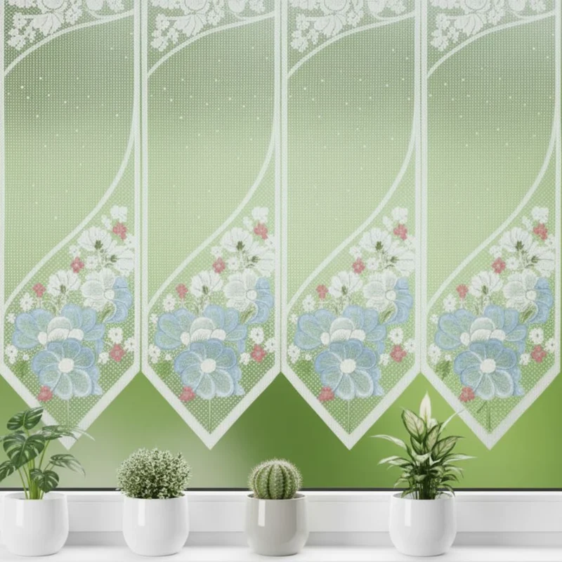 Lamellen-Panneau „Flower" 75x91cm - farbige Scheibengardine von Albani