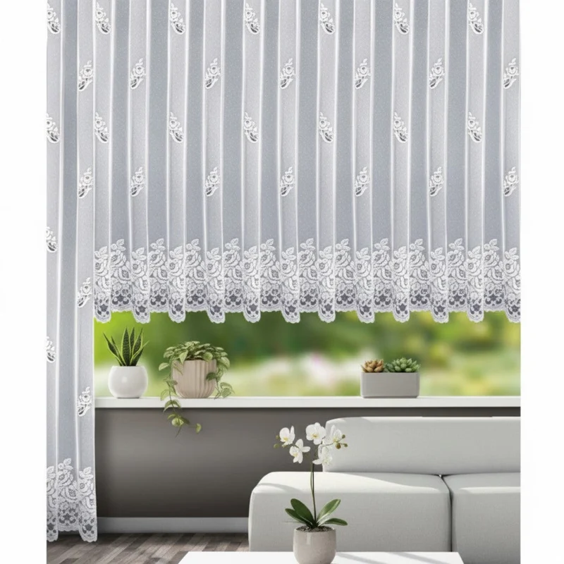 Fensterstore Karin - Jacquard Store halbtransparent - Albani