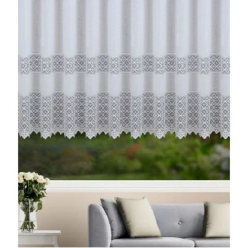 Fertigstore Nela weiß - Elegante Gardine mit Faltenband von Albani