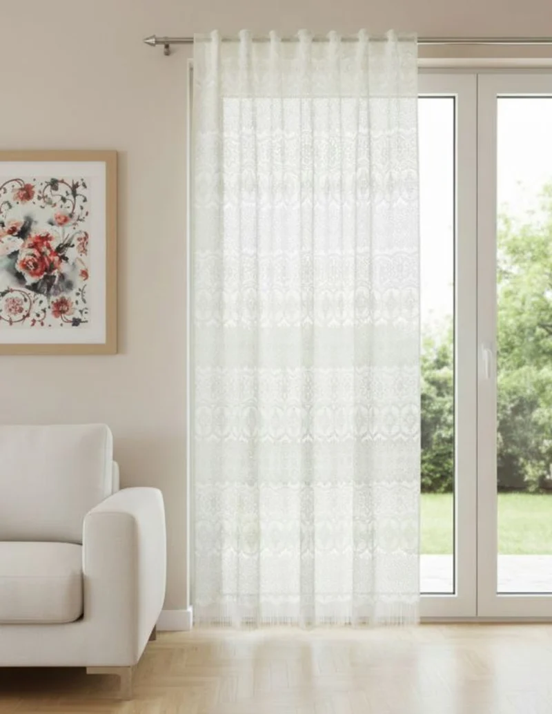 Fertigschal verdeckte Schlaufen "Ully" 245x140cm - Vorhang von Albani
