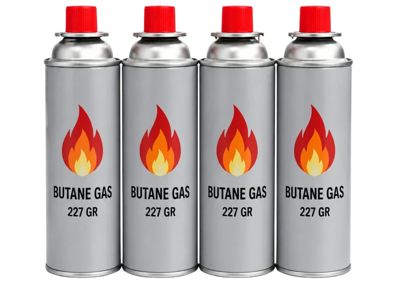 Doppel Kartuschenkocher 2 flammig Camping Gas Kocher Outdoor Campingkocher Herd