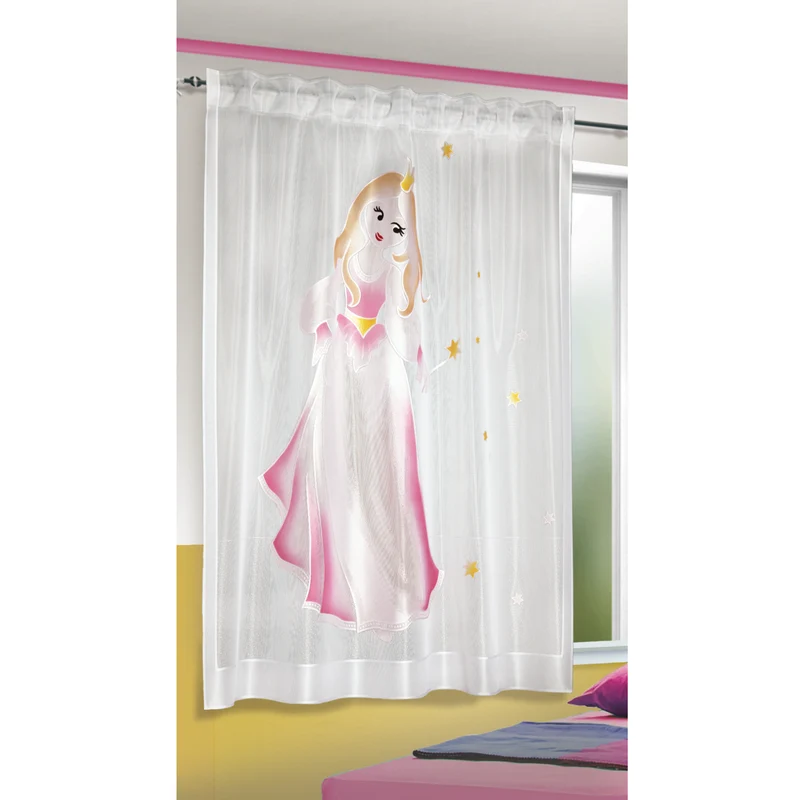 Fertigschal verdeckte Schlaufen „Fee“ - Kinderzimmer Vorhang von Albani