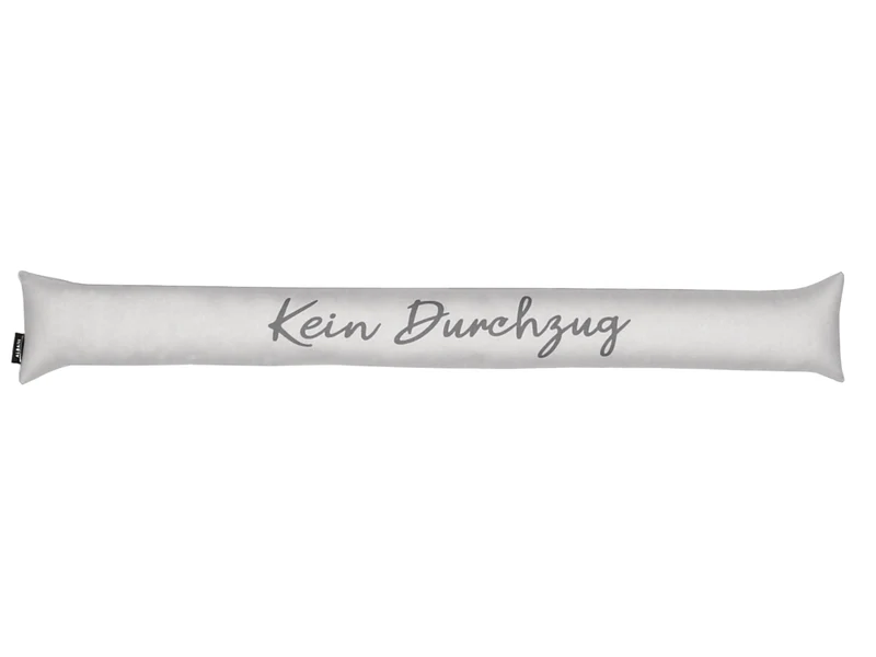Zugluftstopper "Kein Durchzug" grau 10x90cm von Albani