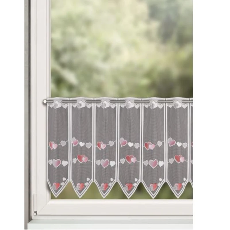 Lamellen-Panneau „Herz" 50x140cm - bunte Scheibengardine von Albani