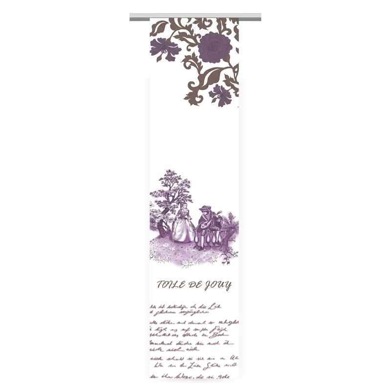 Flächenvorhang „Toile-de-Jouy“