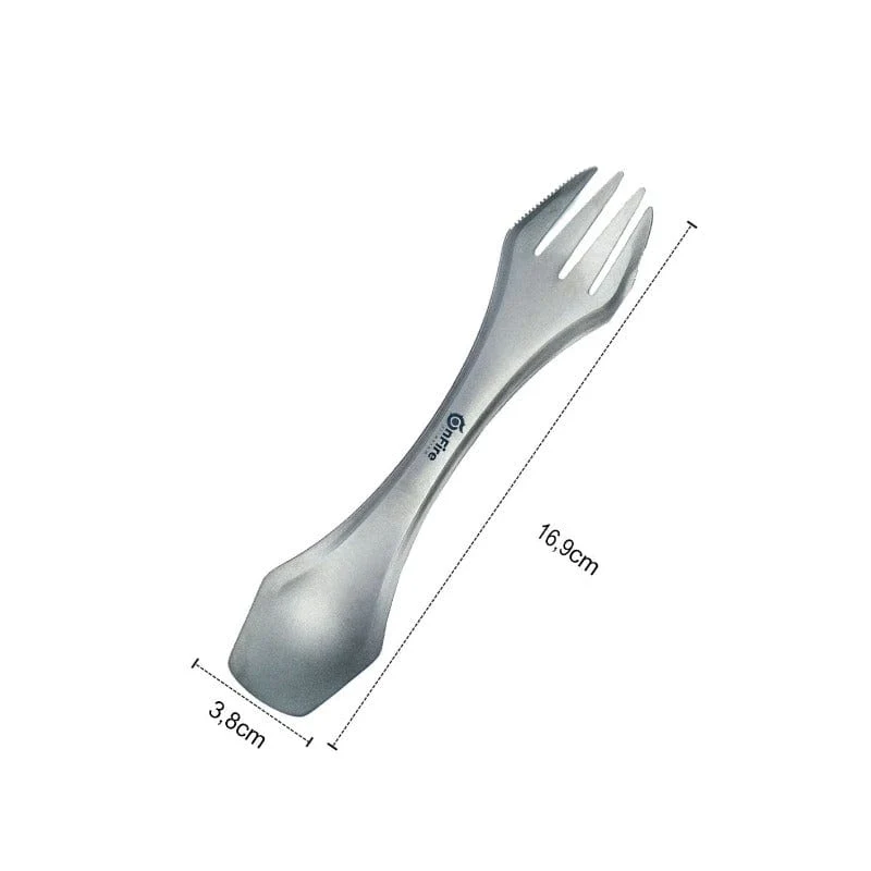 Ultraleichter Titan-Göffel (3 in 1)