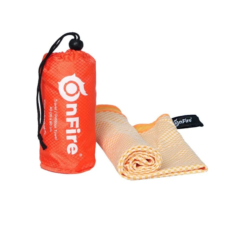 Kleines Outdoor-Handtuch mit Bambus Aktivkohlefasern 40x80 cm