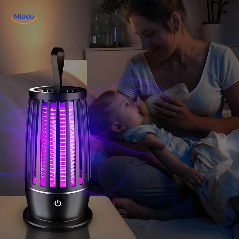 LumiZap™ | Elektrischer UV-Insektenvernichter mit USB, ideal für Wohnzimmer und Schlafzimmer