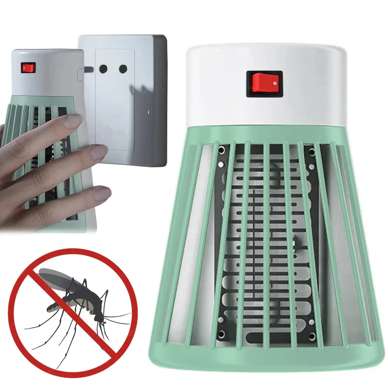 UV Insektenvernichter für Steckdose – Elektrische Mückenlampe gegen fliegende Insekten mit UV-Licht