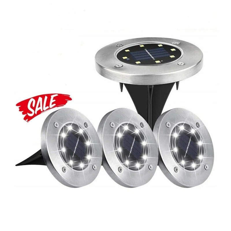 4 Gartenleuchten Solarleuchte Bodenstrahler Außen Lampe IP44 Garten Solarlampen BBT2026
